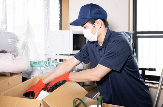 遺品整理業者はオモイデ